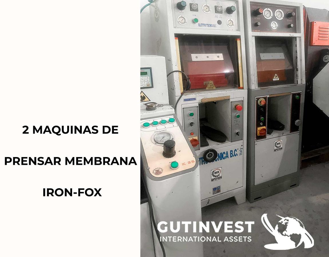 Usado 1 - Lote completo de maquinaria para fabricación de calzado