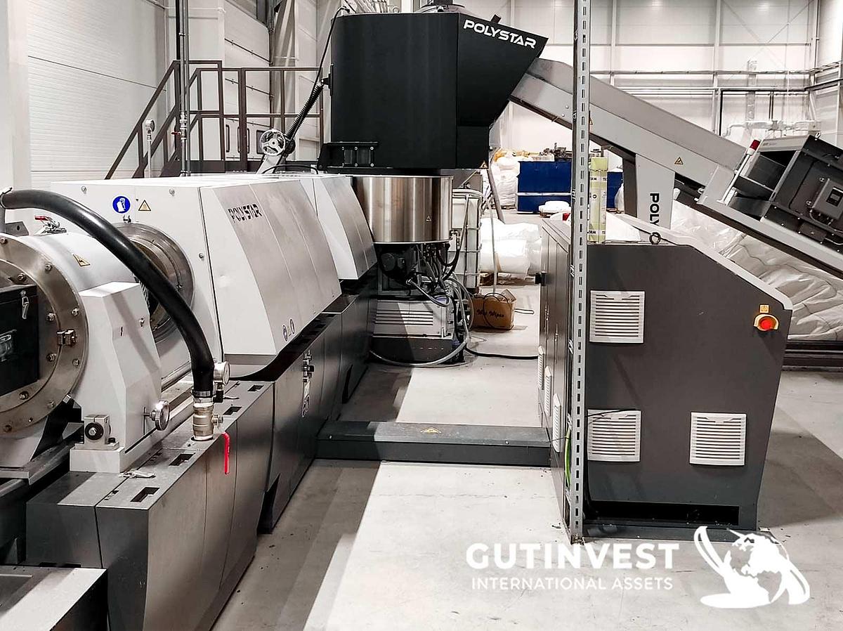 Used 1 - Plastic Film Recycling Machine - LDPE, HDPE, PP