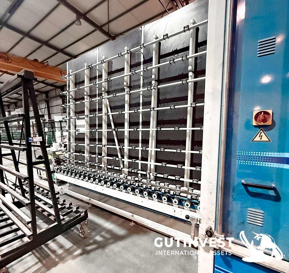 Usado Máquina lavadora vertical de vidrio