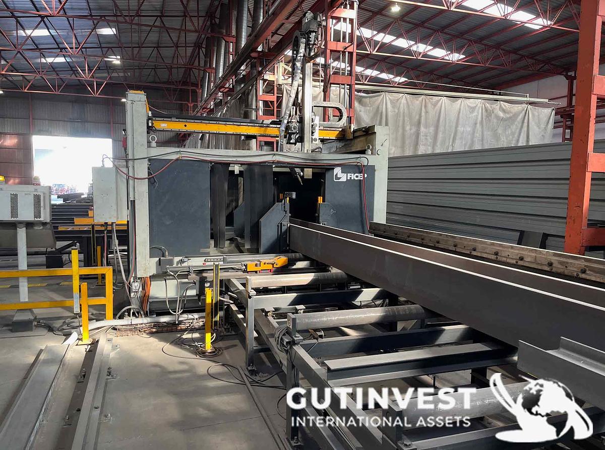 Usado Línea de corte de vigas automática CNC