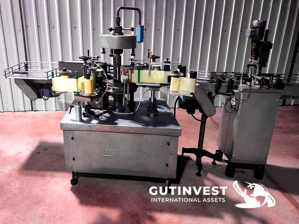 Usado 1 - Línea completa de embotellado vino de 1800 bot./hora