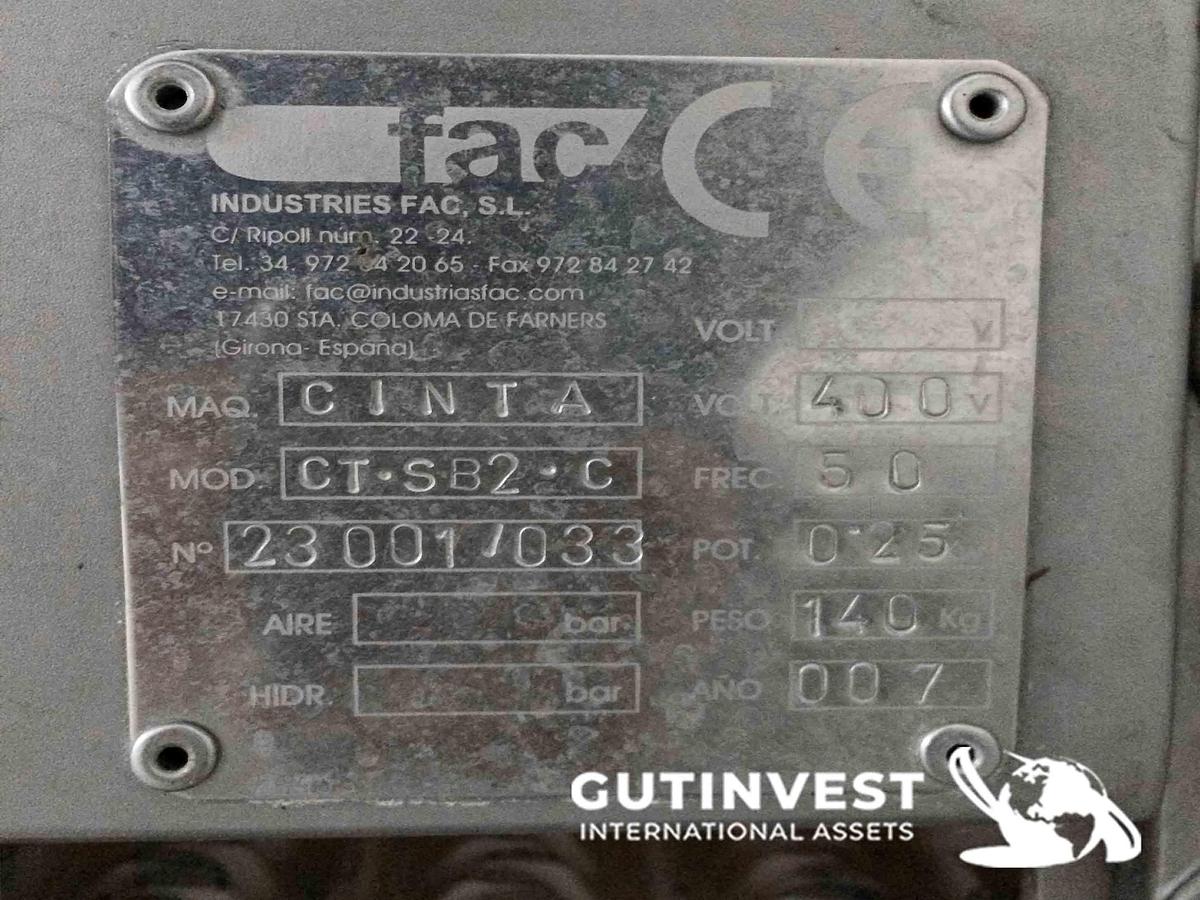 Usado Cinta de salida - banda transportadora del bombo nitrificad