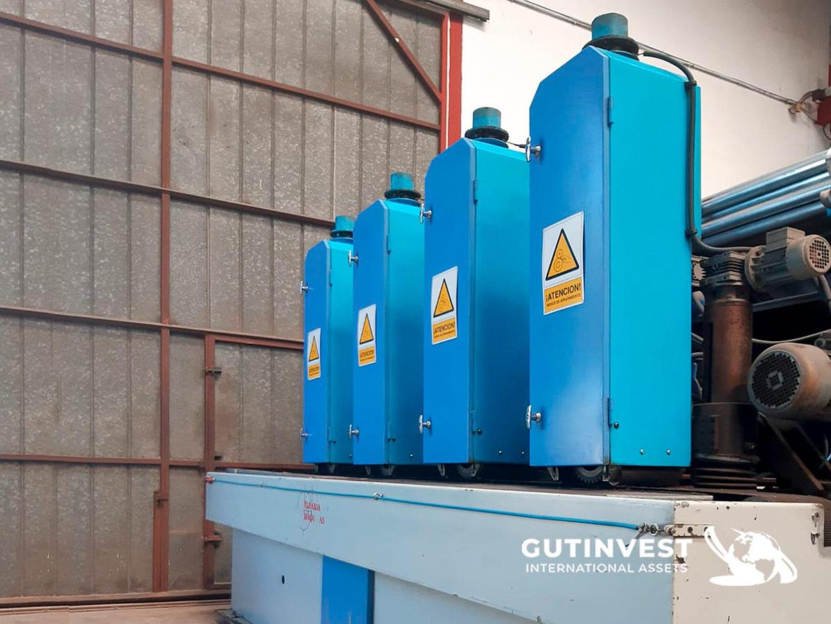Used 1 - Polishing machine of steel tubes