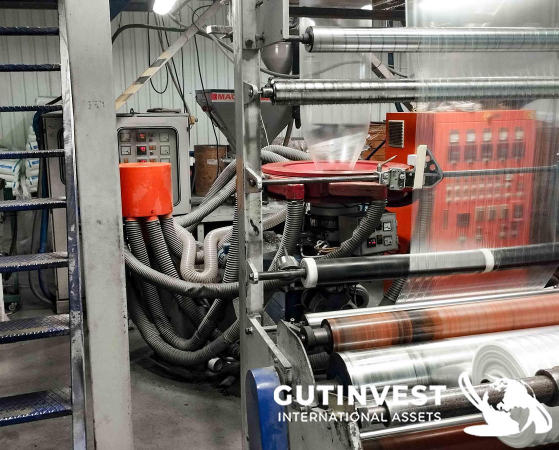 Usado Línea de extrusión de film