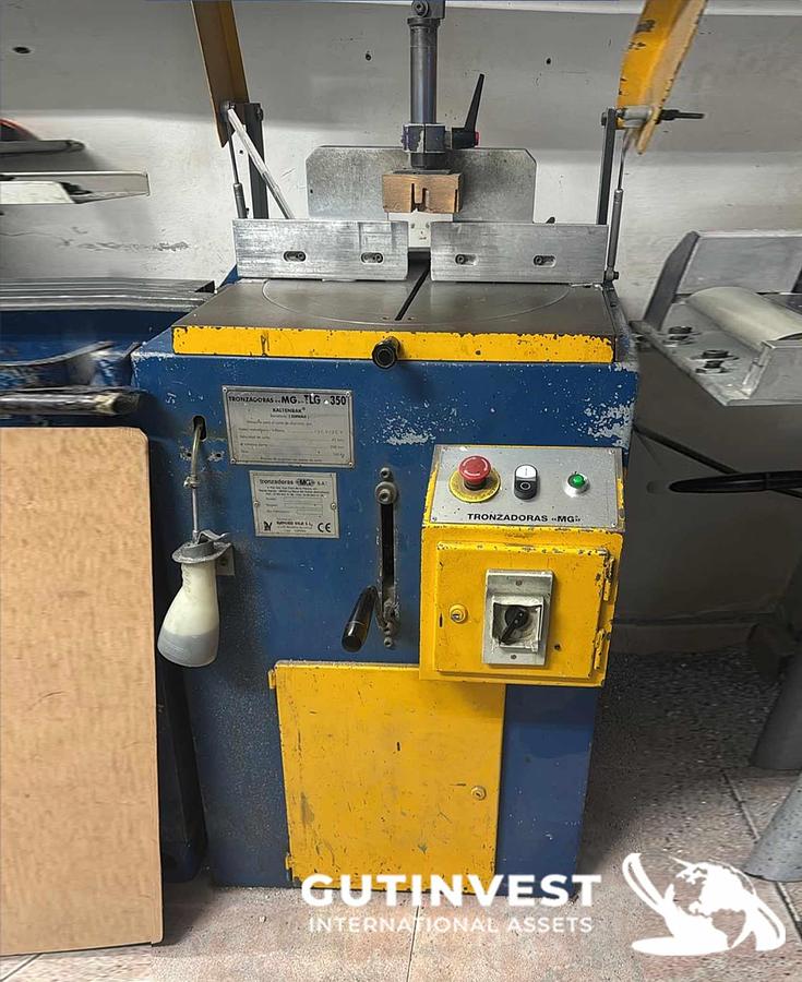 Usado Sierra tronzadora aluminio y pvc