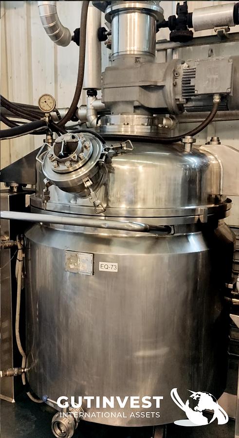 Usado 2 - Mezclador - Reactor de 1.000lts con homogeneizador