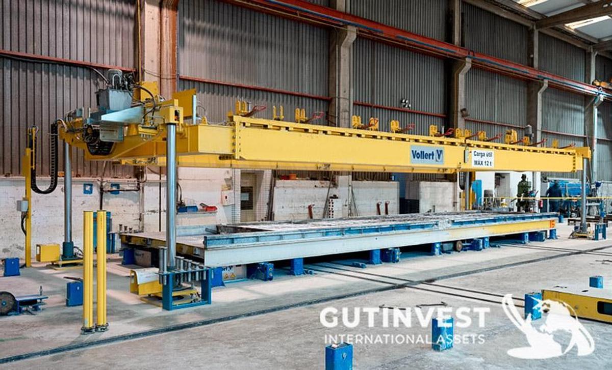 Used 1 - Complete line of precast concrete walls