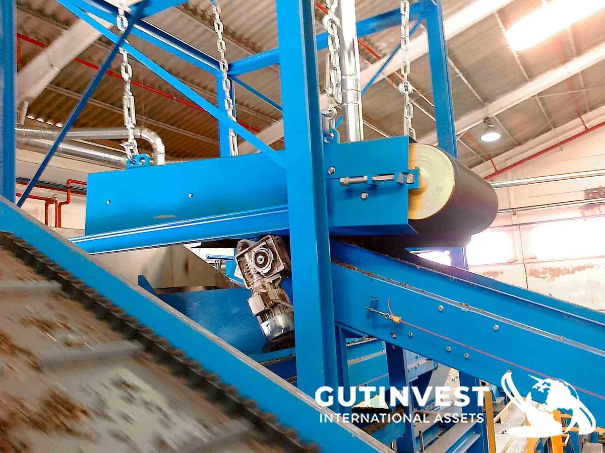 Usado Linea reciclaje de neumáticos triturados