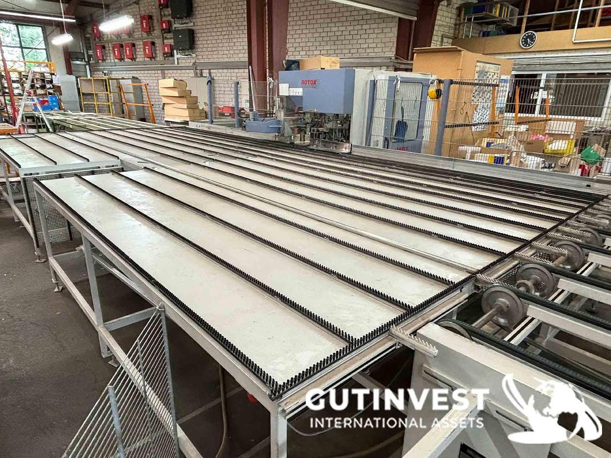 Used 4- head welding line for windows frames
