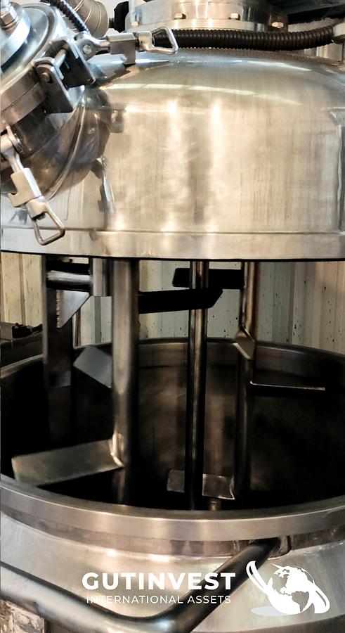 Usado 2 - Mezclador - Reactor de 1.000lts con homogeneizador
