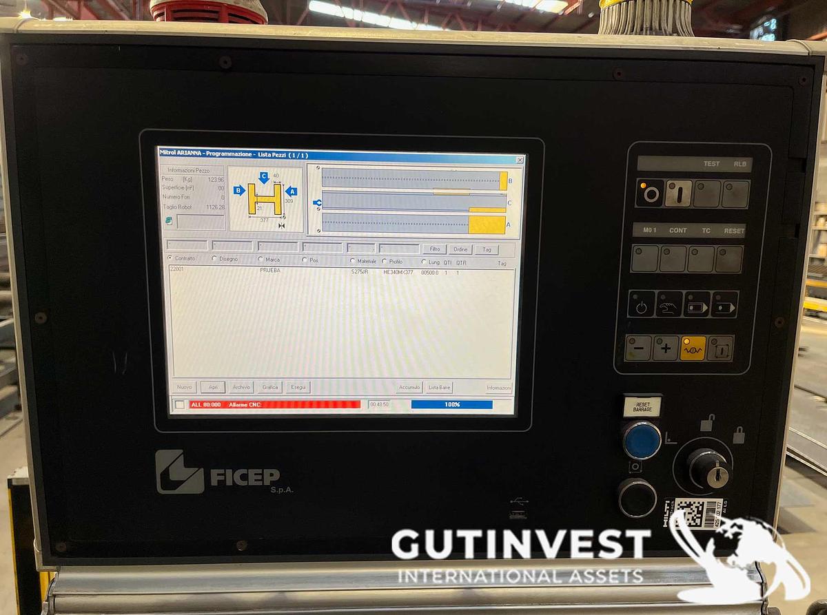 Usado Línea de corte de vigas automática CNC