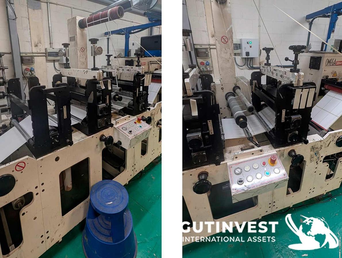 Used Flexographic roll and label printer