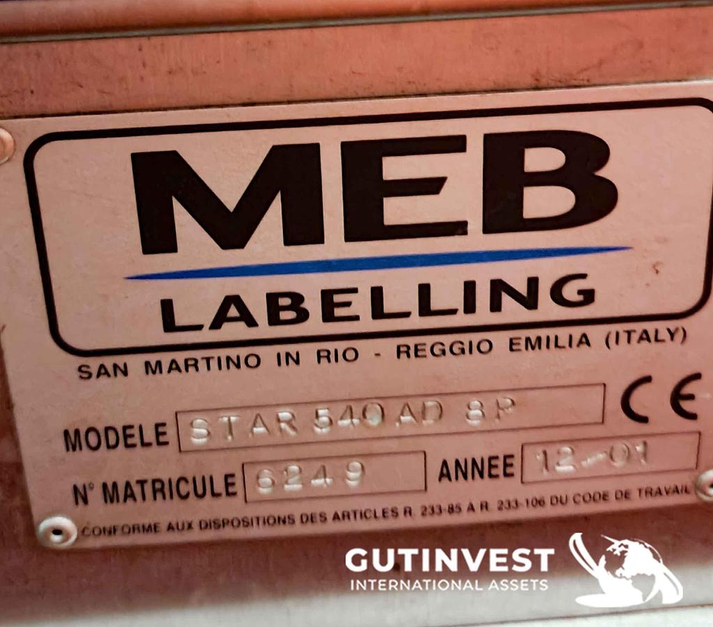 Usado Máquina etiquetadora de botellas vino
