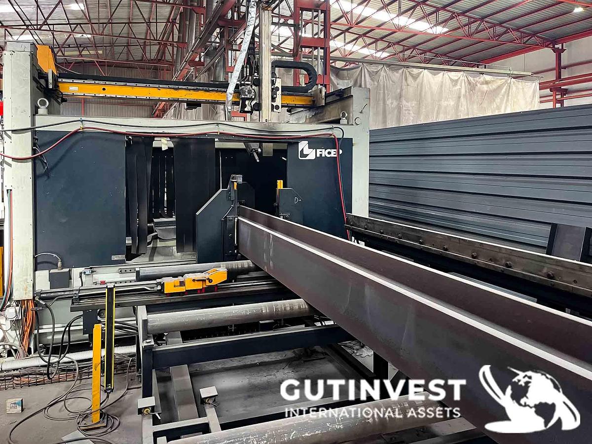 Usado Línea de corte de vigas automática CNC