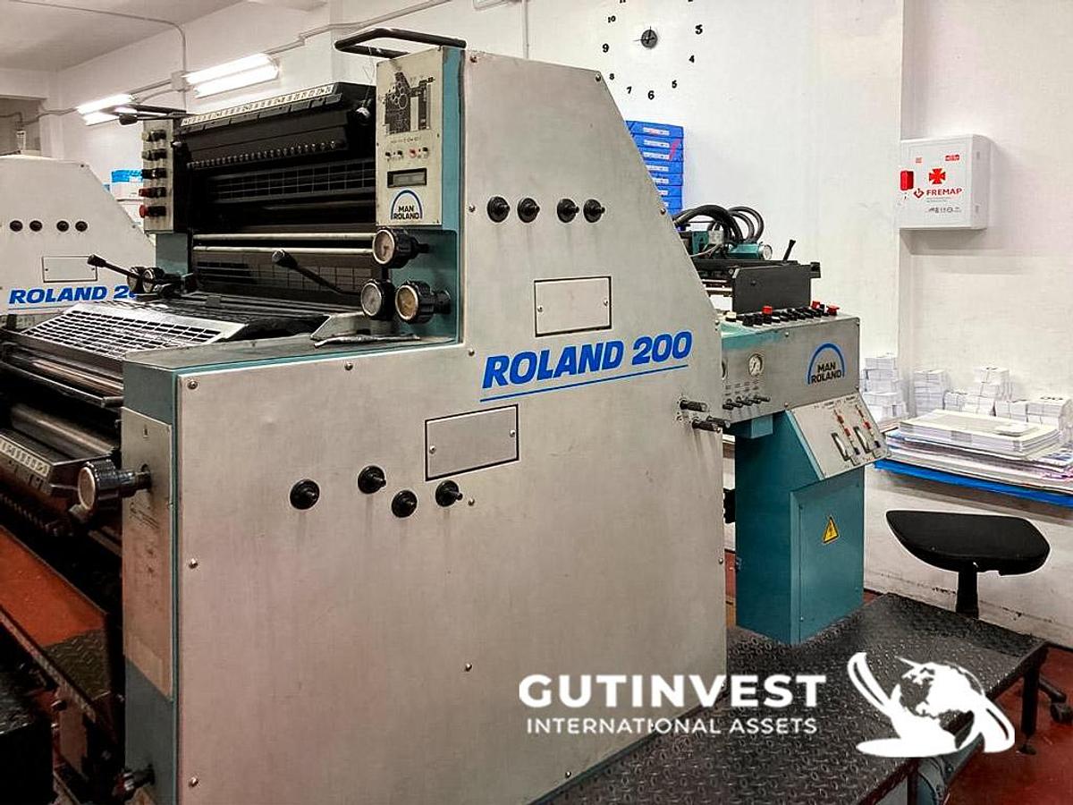 Used 2 - 2-color offset printing machine