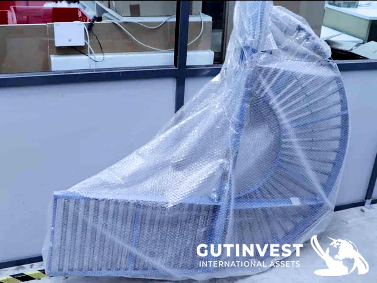 Used shrink wrapping machine + shrink tunnel
