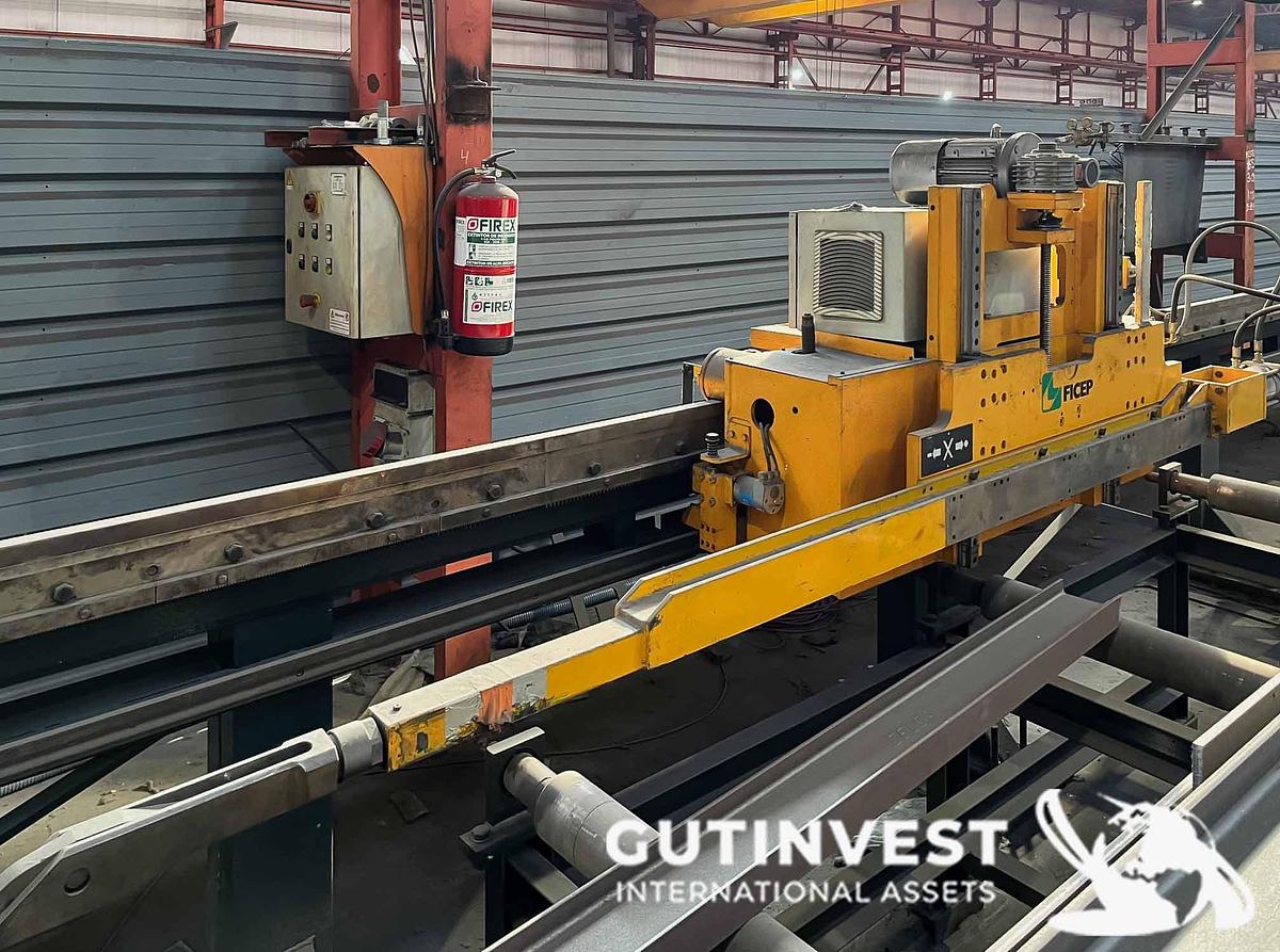 Usado Línea de corte de vigas automática CNC