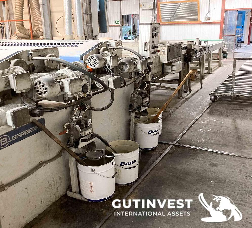 Used 1 - Varnishing line for wood parquet