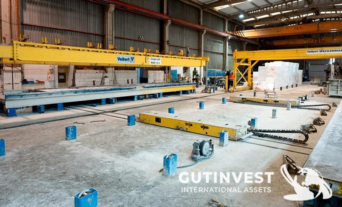 Used 1 - Complete line of precast concrete walls