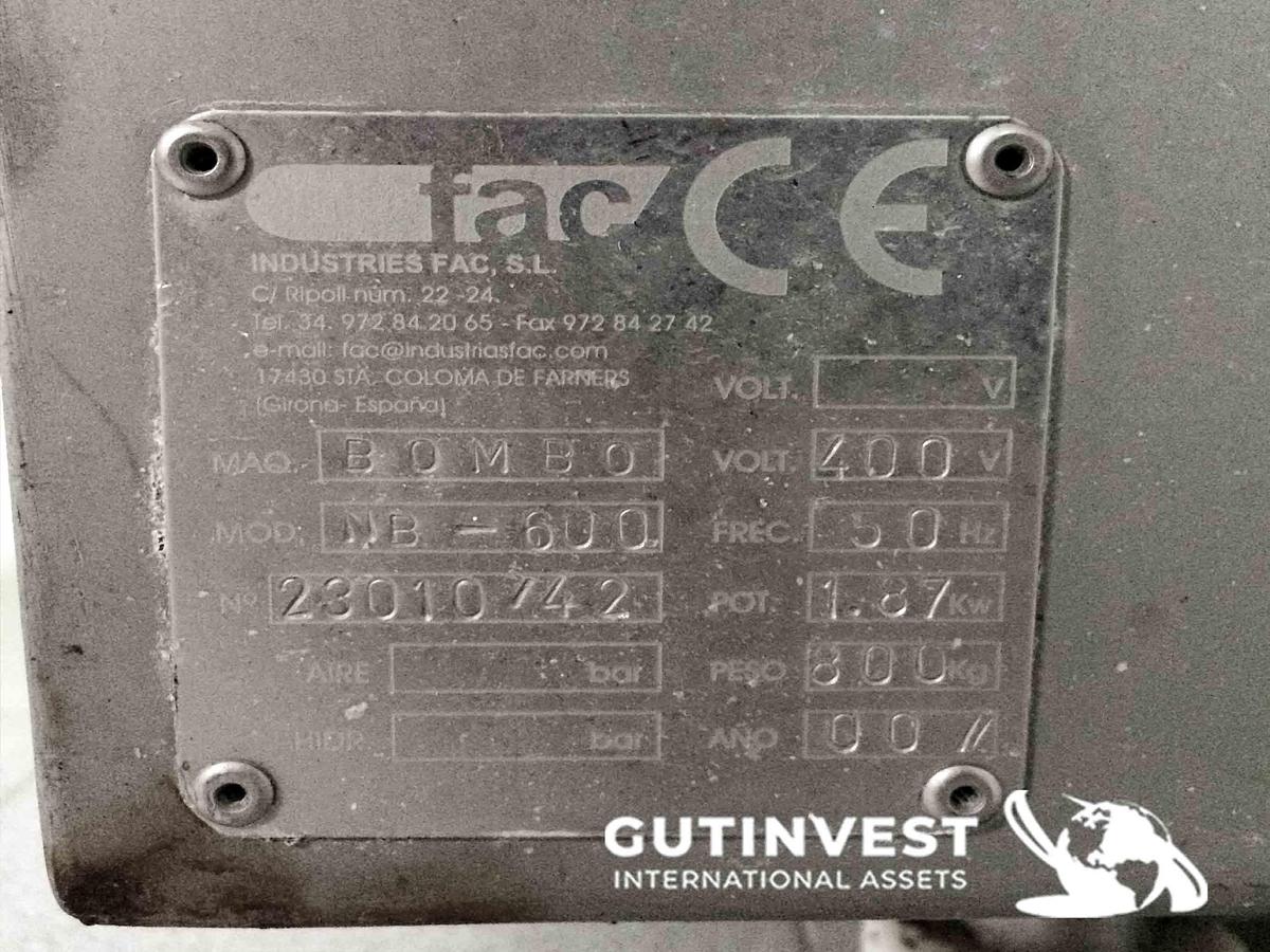 Used Continuous ham nitrifying drum