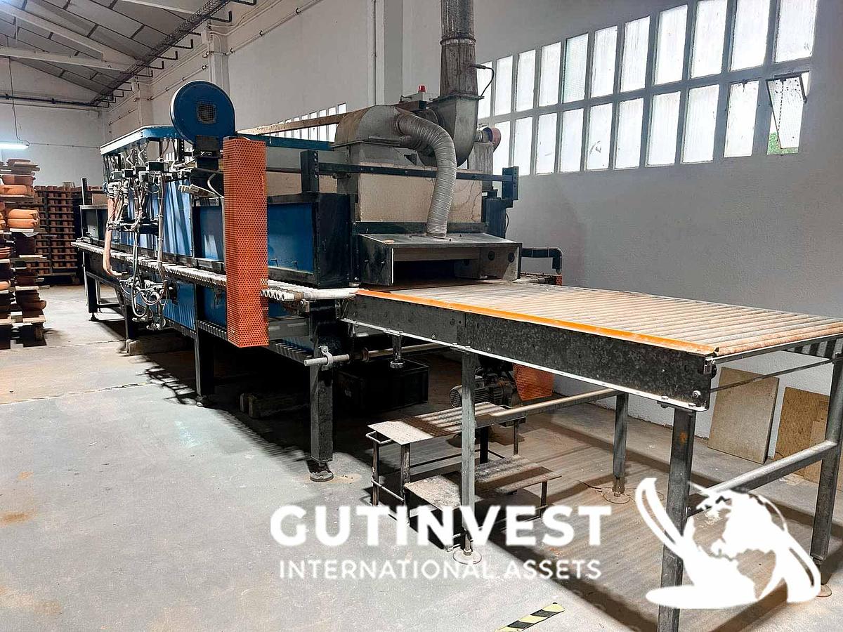 Used 1 - Roller oven for ceramic