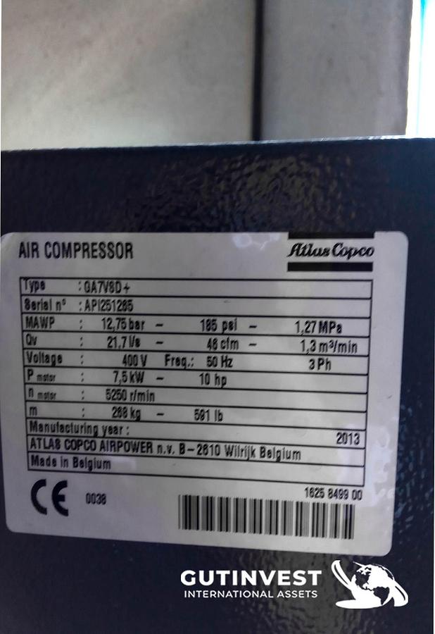 Usado Compresor de aire