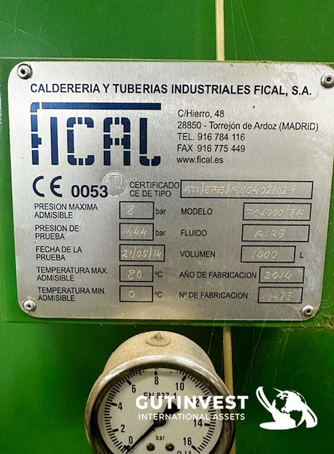 Used Nitrogen generator with tank