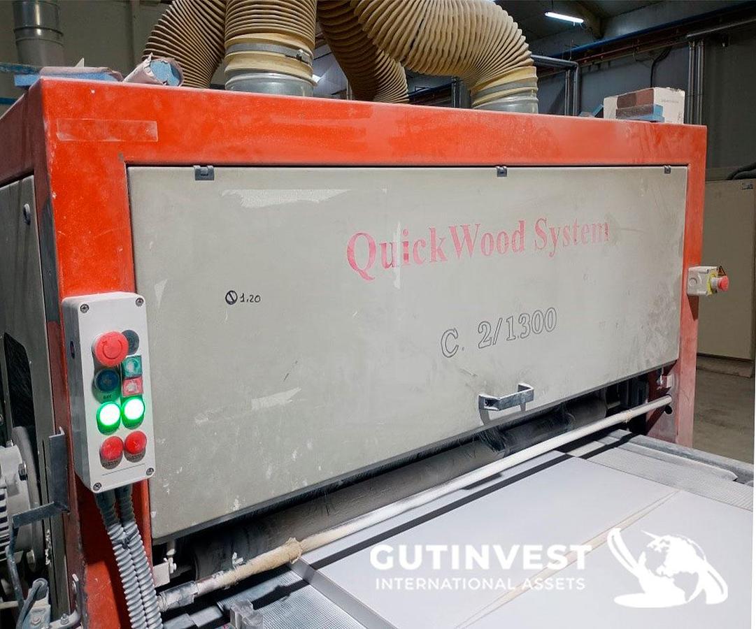Used Lacquer-Varnishing line for wood