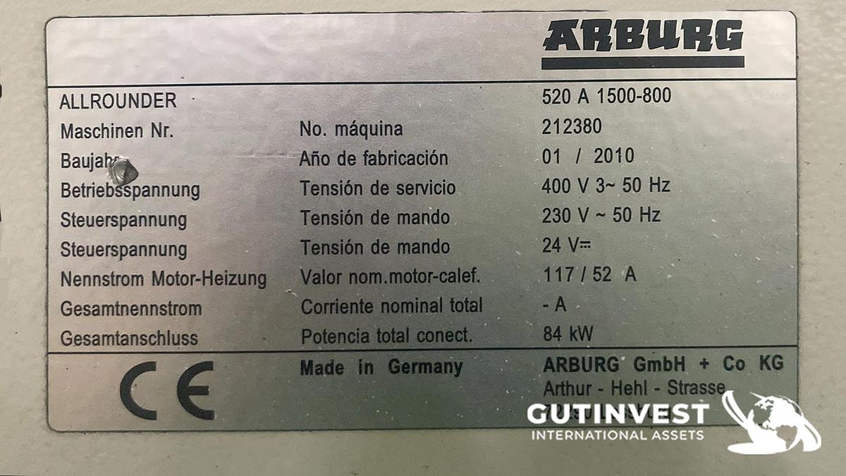 Usado 1 - Inyectora de plástico 150Tn