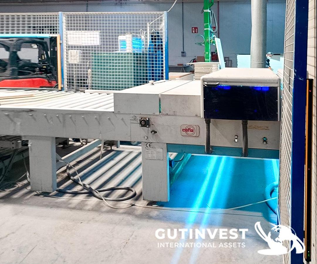 Used Lacquer-Varnishing line for wood