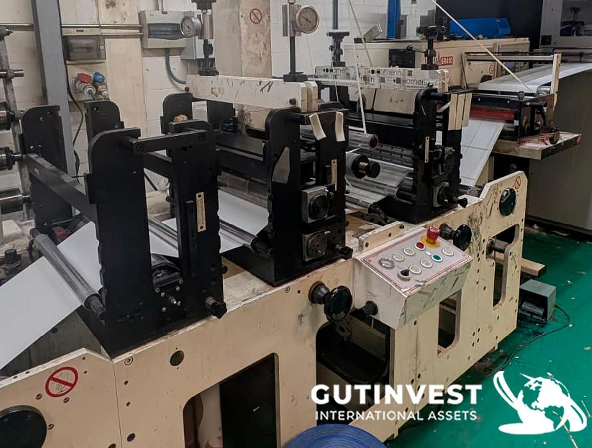 Used Flexographic roll and label printer