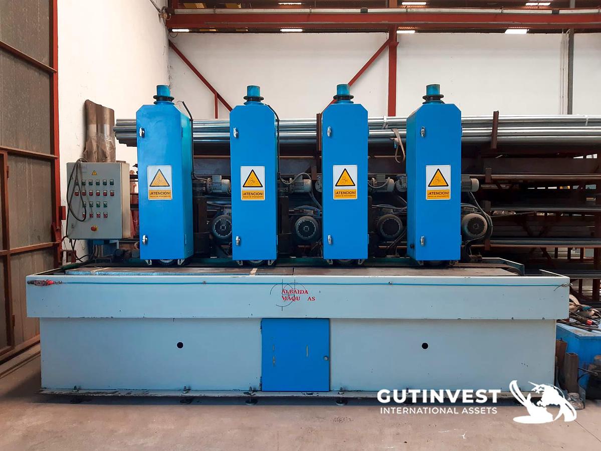 Used 1 - Polishing machine of steel tubes