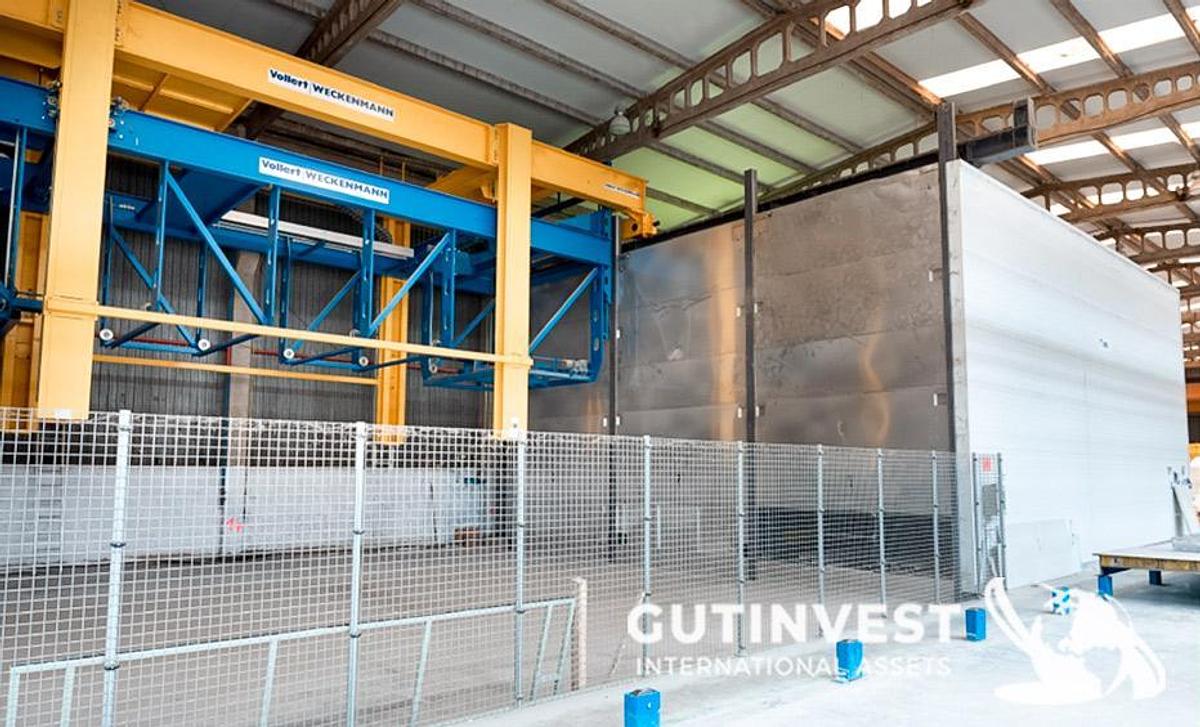 Used 1 - Complete line of precast concrete walls