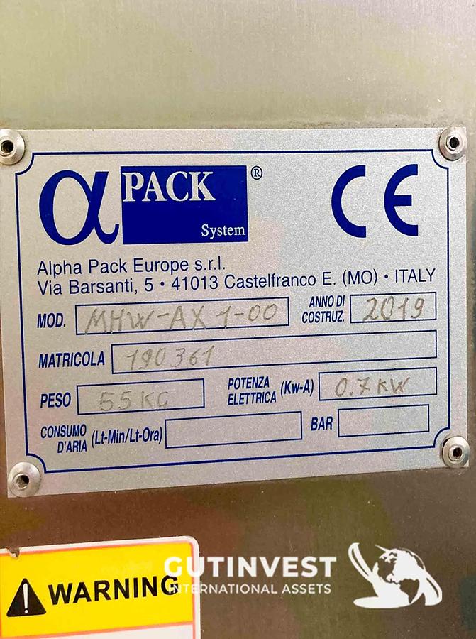 Usado 1 - Línea de envasado y llenado vertical semi-automática