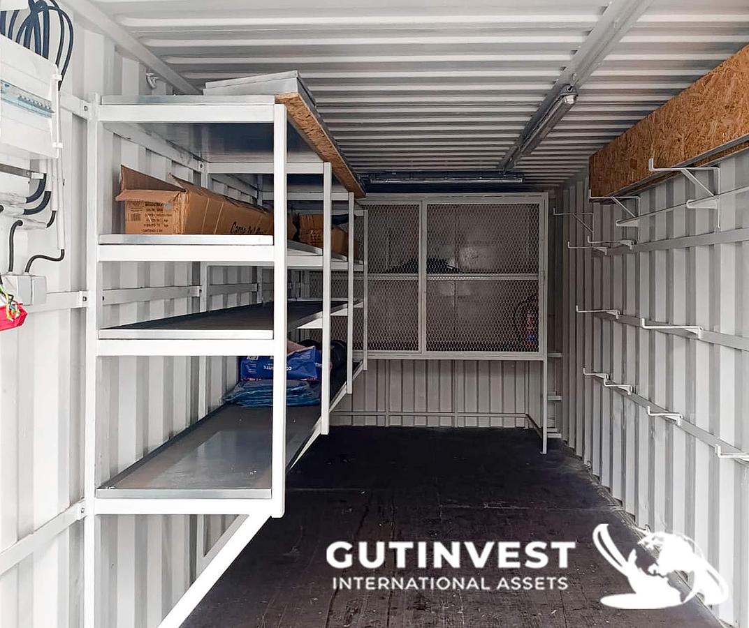 Used 1 - 20-foot container for storage of tools