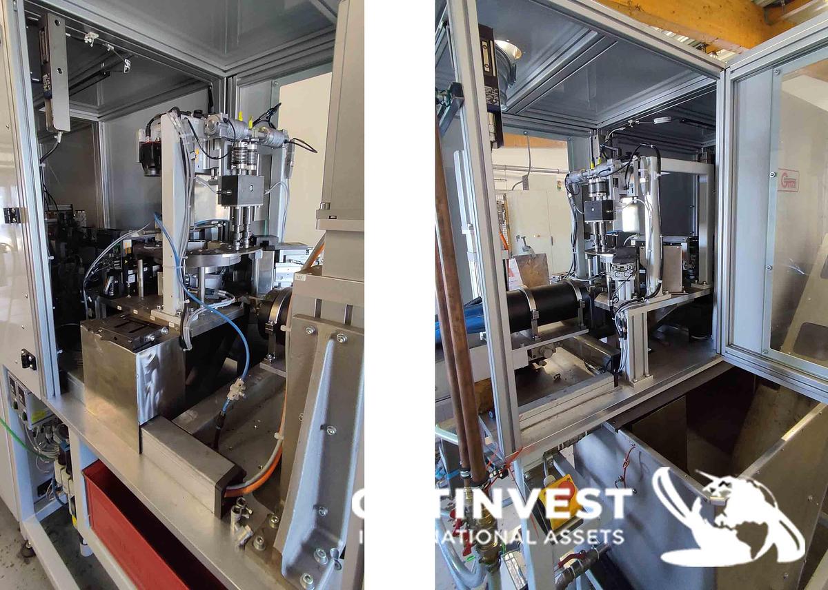 Used Automatic inductive hardening line