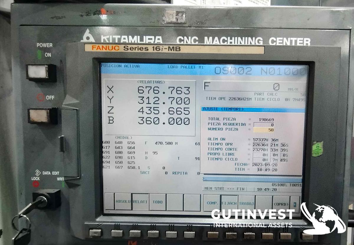 Used 1 - CNC Horizontal machining center