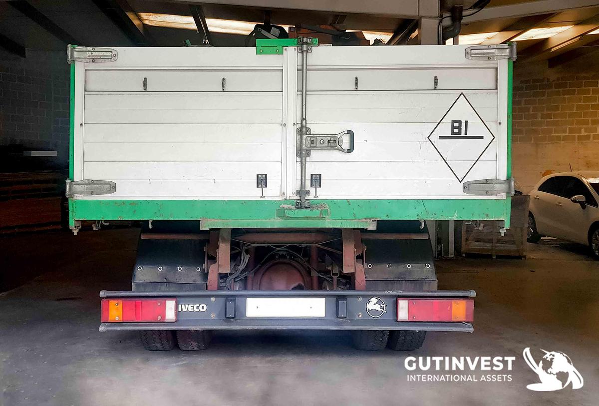 Usado Camión basculante con grúa - caja abierta