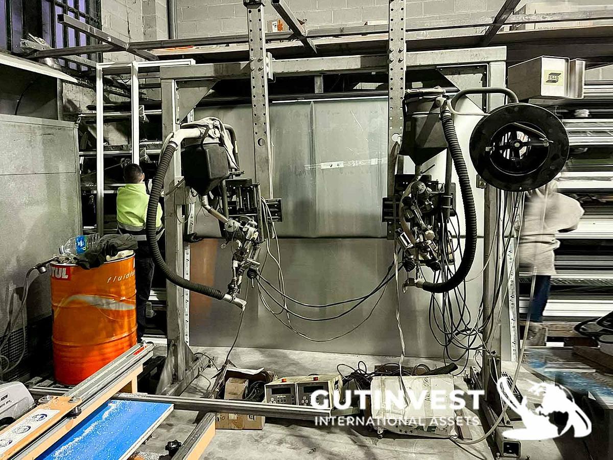 Used metal structures welding equipment