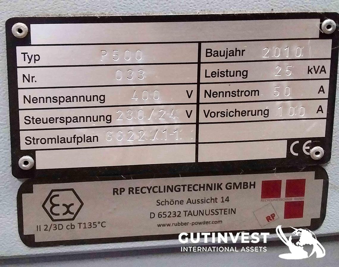 Usado Linea reciclaje de neumáticos triturados