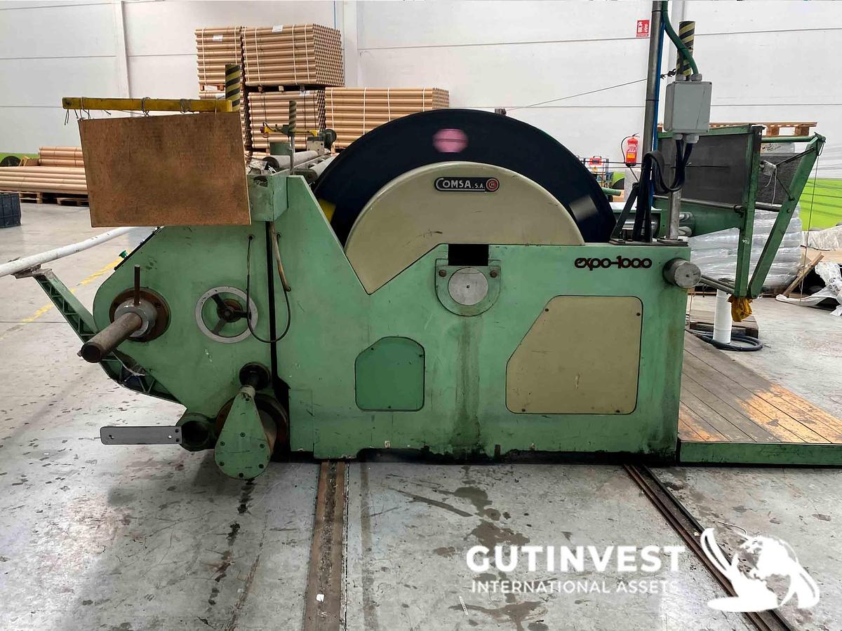 Used 1 - Sectional warping machine with two fillets
