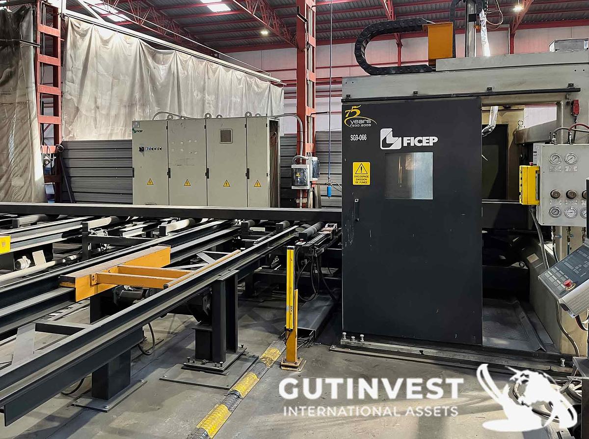 Usado Línea de corte de vigas automática CNC