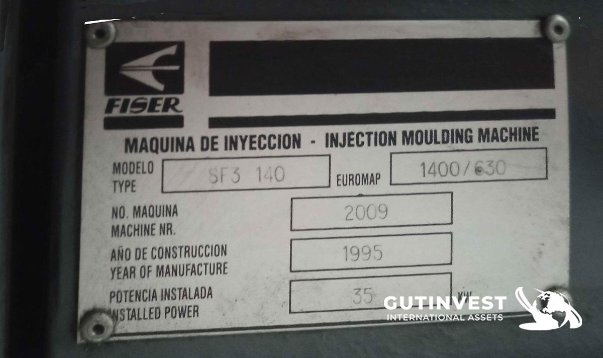 Usado 10 - Inyectora de plástico 140Tn