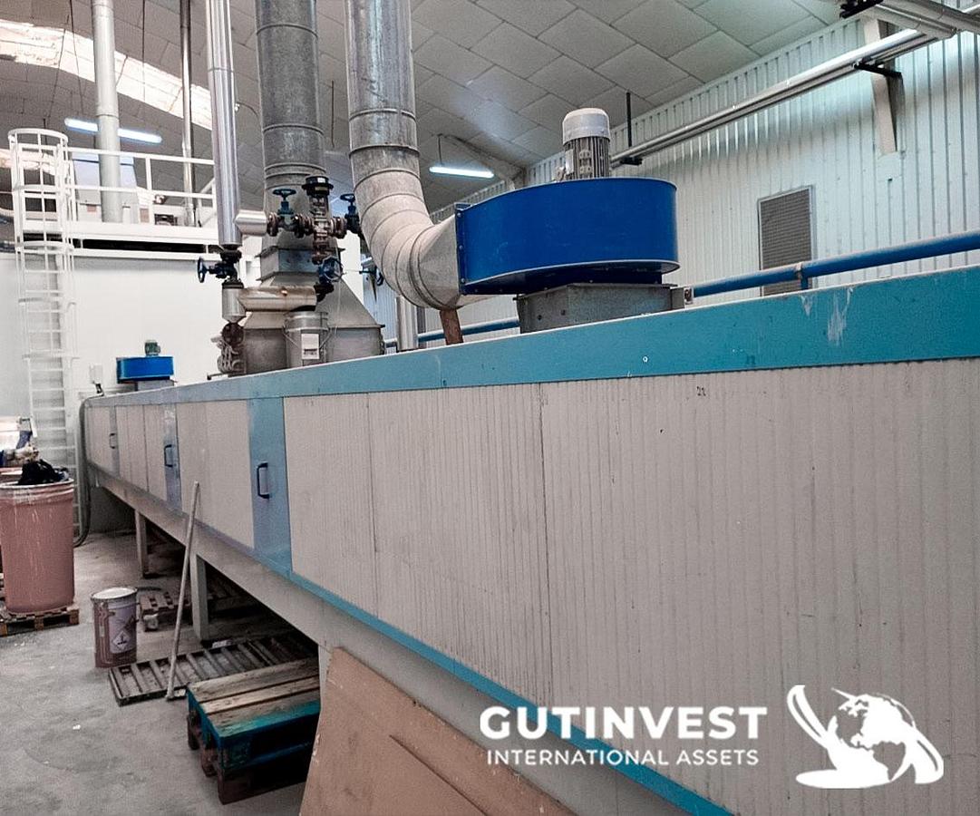 Used Lacquer-Varnishing line for wood