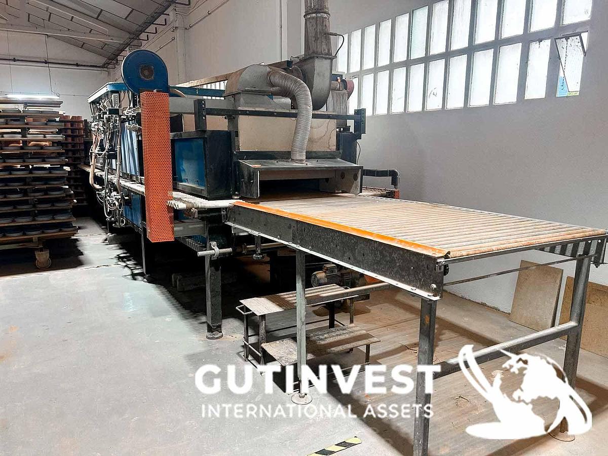 Used 1 - Roller oven for ceramic