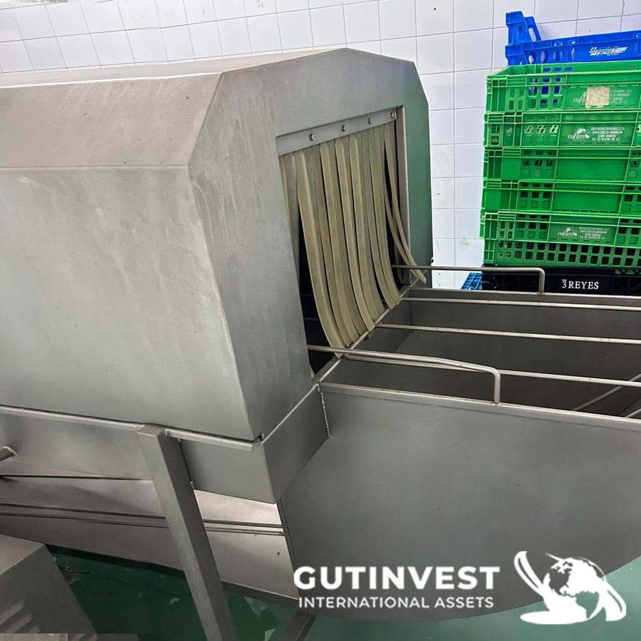 Usado Túnel de lavado de cajas de plástico