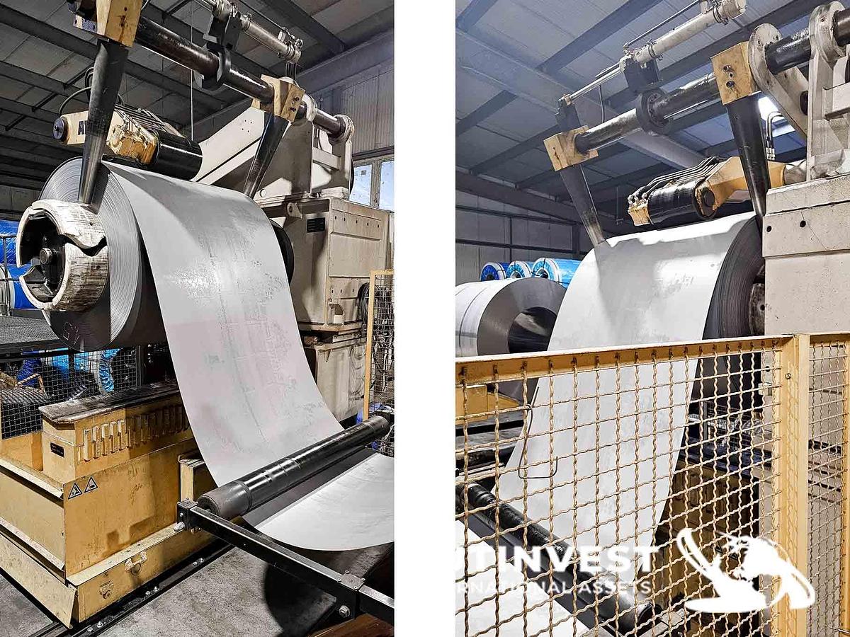 Used 1 - Complete coil sheet metal cutting line