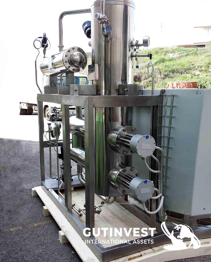 Usado 1 - Producción de agua destilada para inyección WFI.