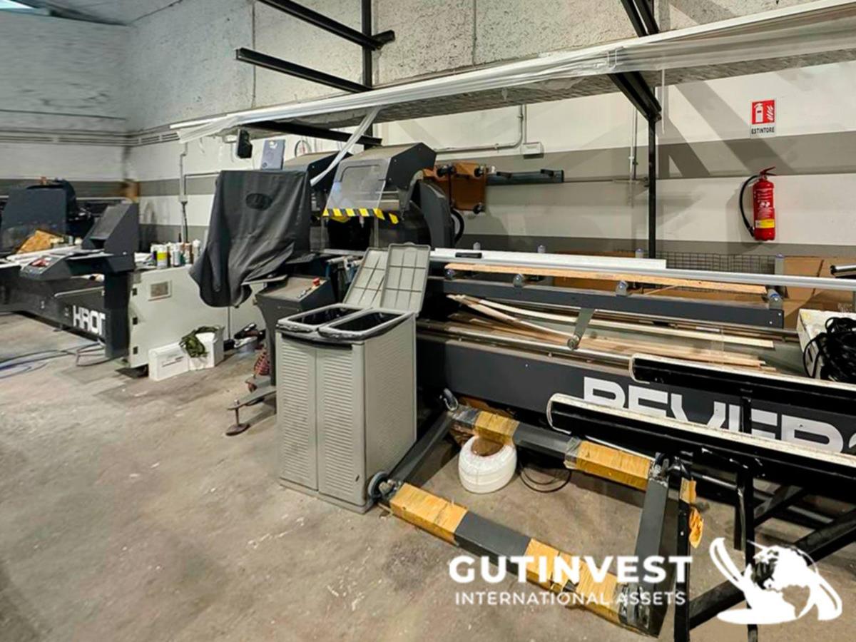 Usado Tronzadora doble cabezal cnc