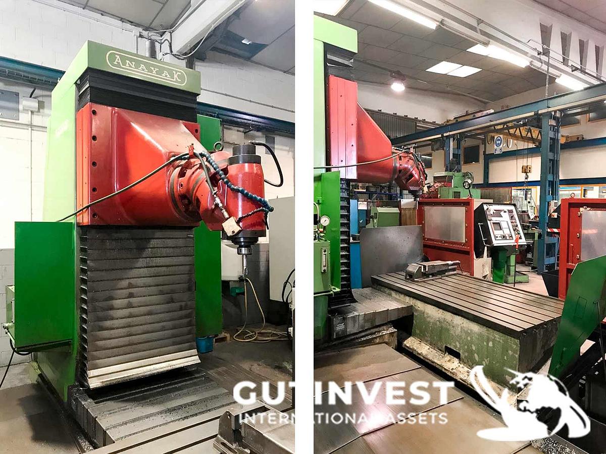 Used 2 - Fixed bed milling machine